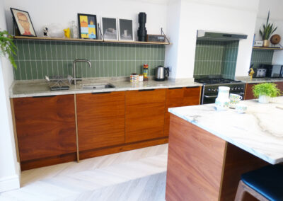 Sapele Plywood Kitchen doors and drawers by The Life of Ply