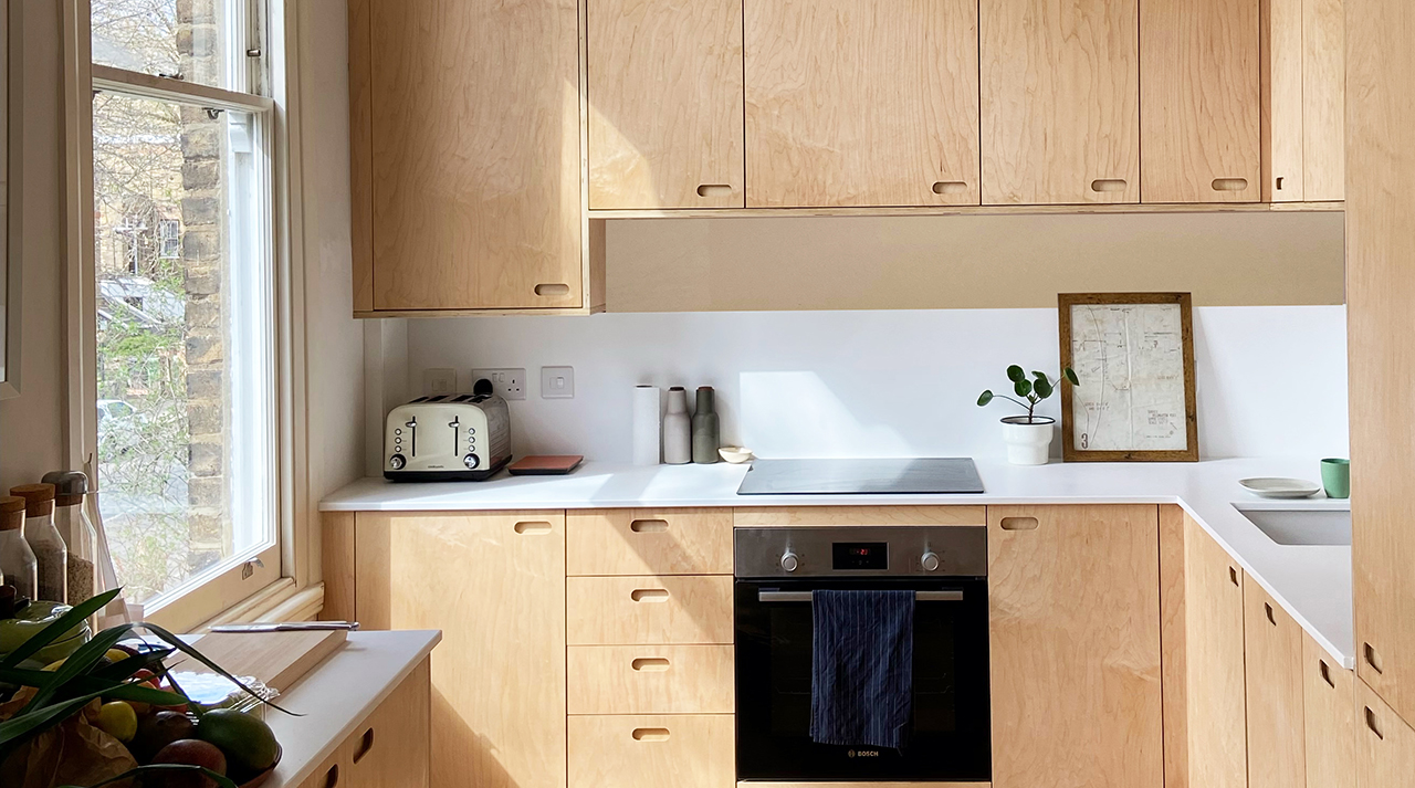 maple faced plywood kitchen doors